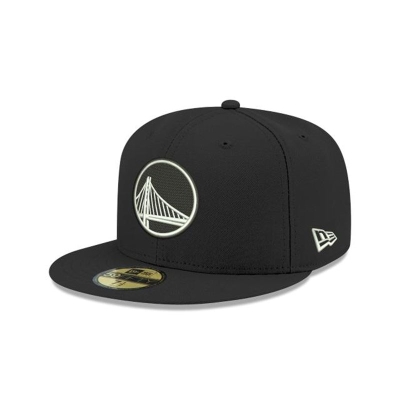 Black Golden State Warriors Hat - New Era NBA 59FIFTY Fitted Caps USA7915408